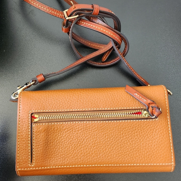 Dooney Brown Crossbody Wallet - Picture 12 of 13